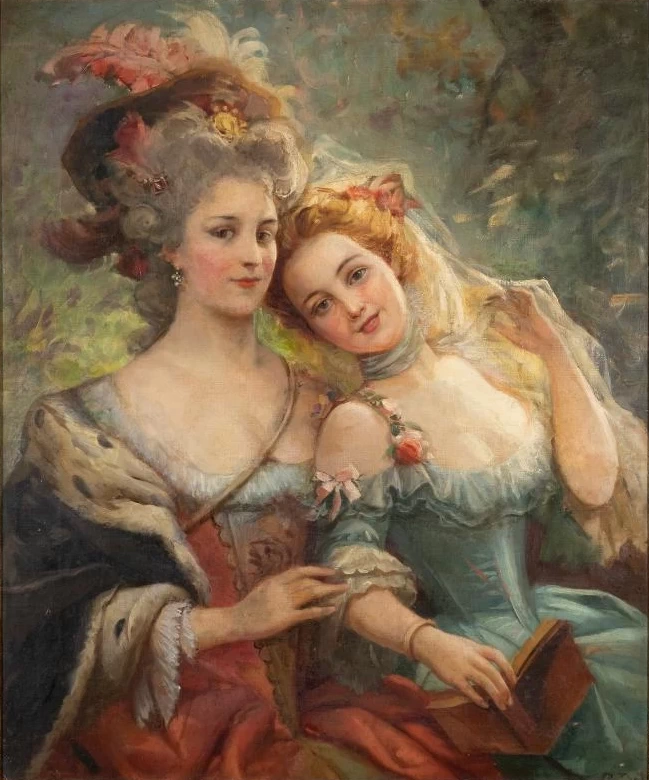 Cesare Detti - Due signore